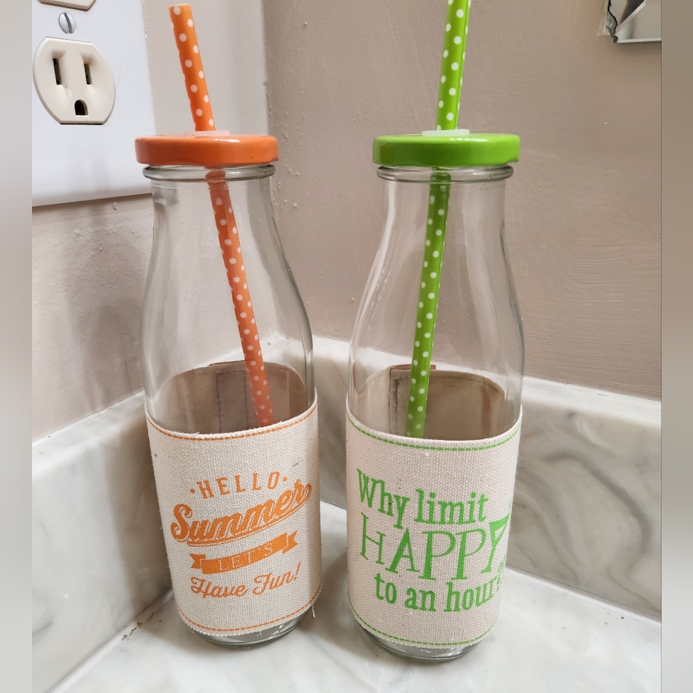 Glass Milk Bottles